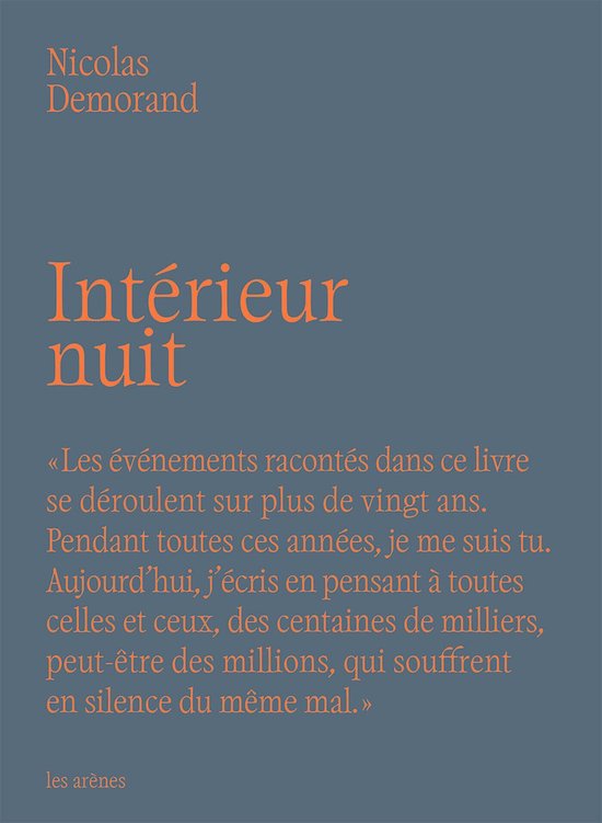 Intérieur nuit - cover