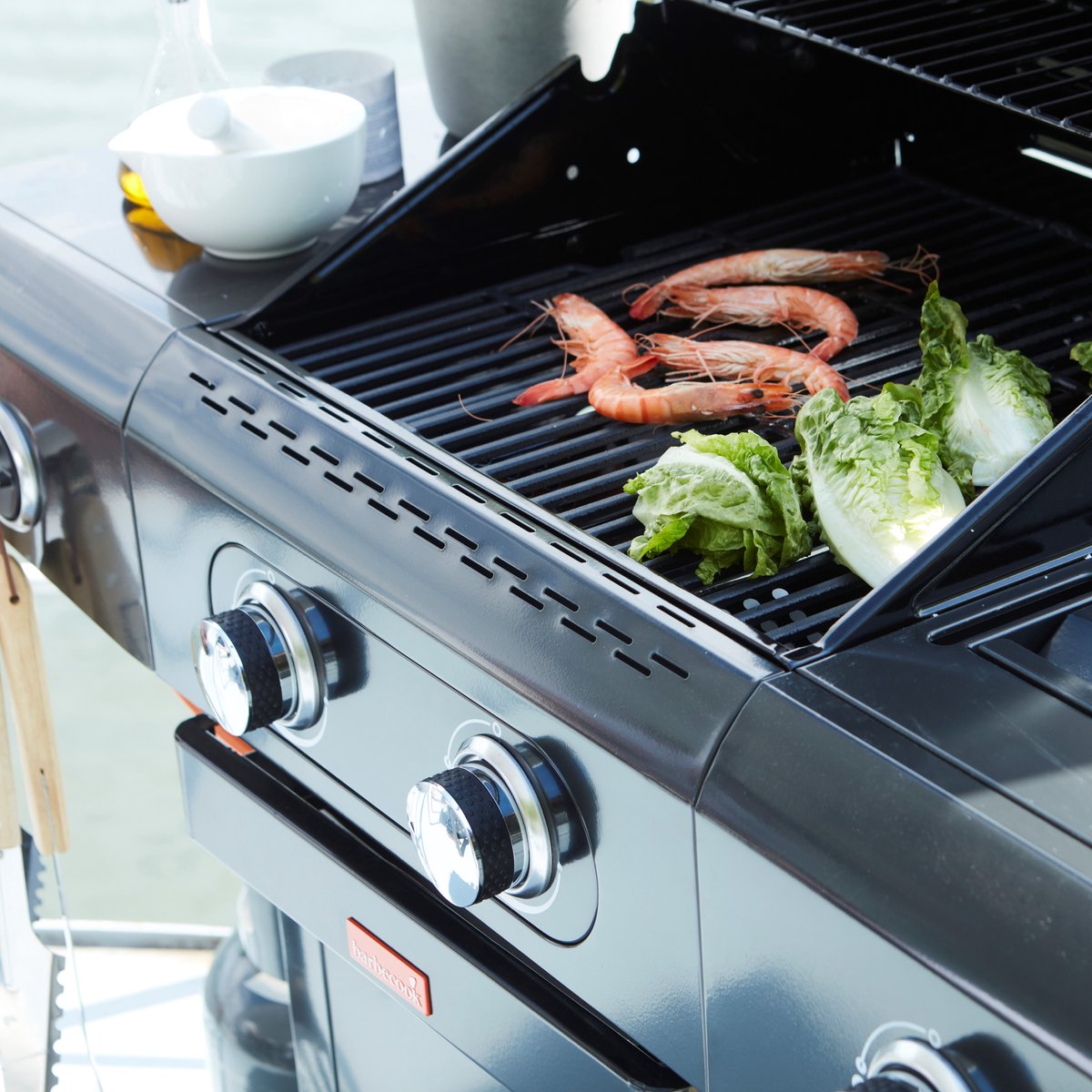Barbecook Siesta 210 Graphite gasbarbecue zwart 112x56x118cm thumbnail 3