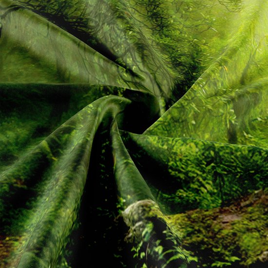 Ulticool - Affiche Rainforest Nature Eco Plantes Waterfall - 200x150 cm - Groot tapisserie - Affiche de jardin Tentures