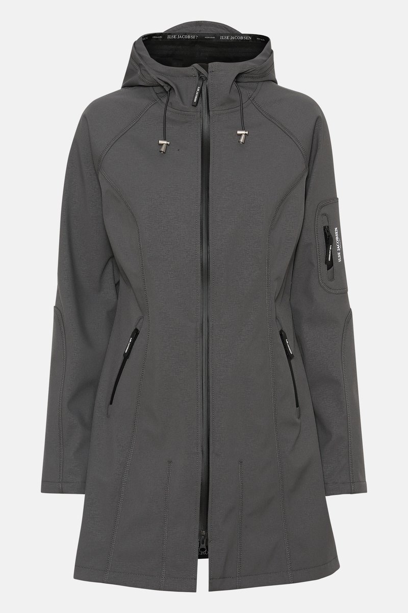 Softshell regenjas RAIN37 033 Dark Shadow Grijs