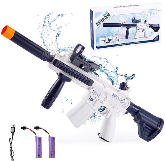 VATOS Pistolet à Eau électrique 2 Pièces, Pistolet à Eau Automatique De