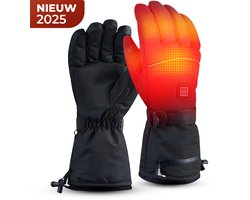 Verwarmde handschoenen - Handschoenen verwarmd - Elektrische verwarming - Winter - Oplaadbaar -Waterdicht - Winddicht - Zwart - Unisex