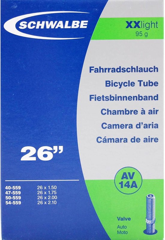 Fincci Slick hybride fietsband 54-559 met Presta binnenband, 26 x 5,4