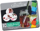 Cretacolor Aqua Brique Aquarelverf Set 10 Pan