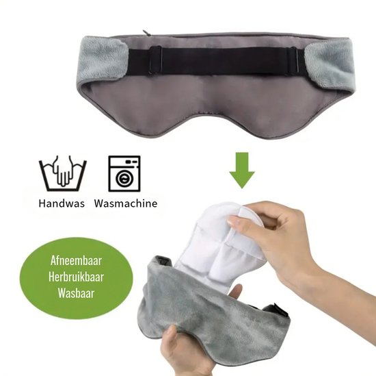Gewogen oogmasker voor diepe ontspanning, slaapmasker, gewicht voor