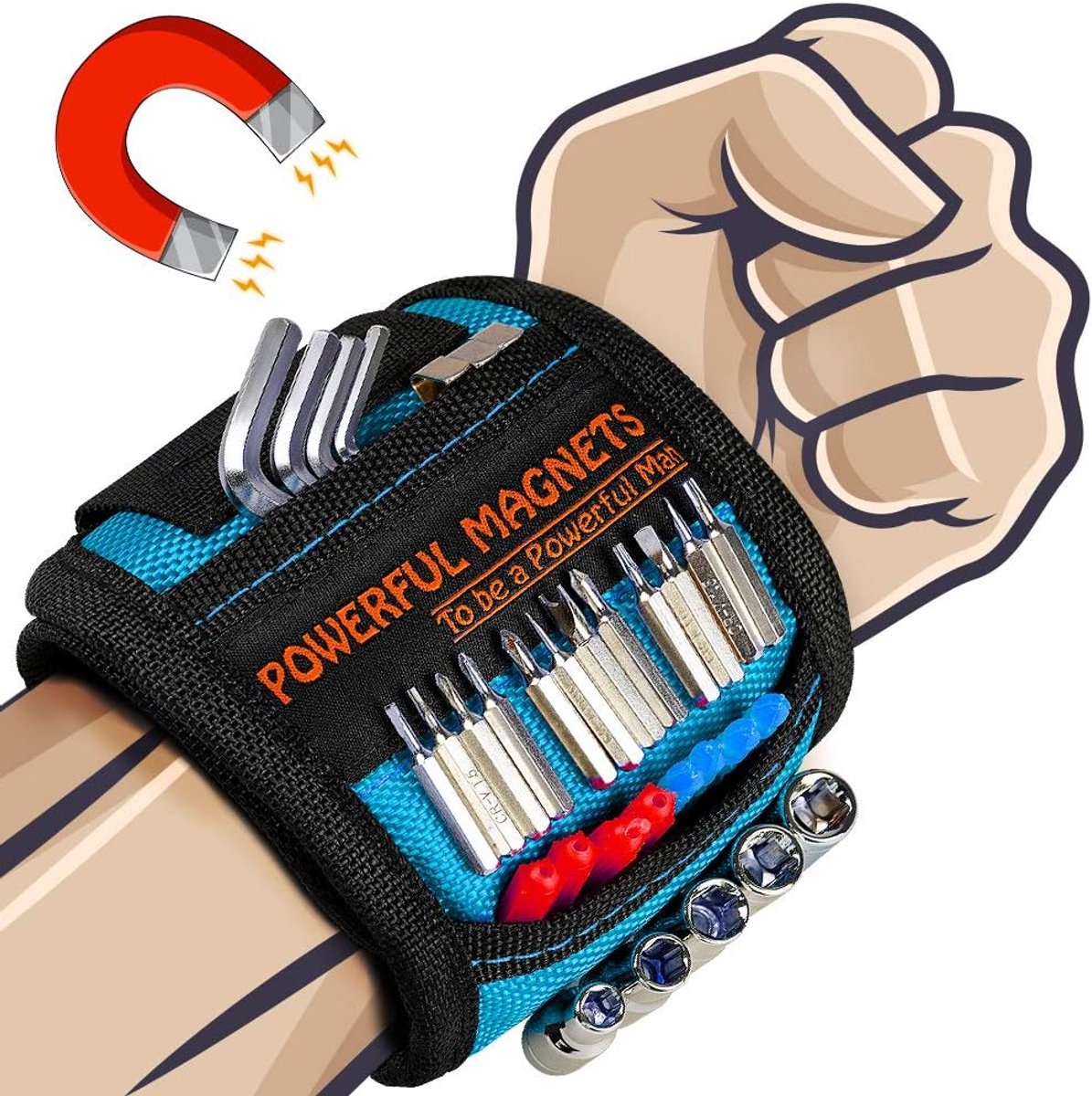 Cadeaus voor mannen - magnetische polsbandjes en DIY gereedschap voor kerst
