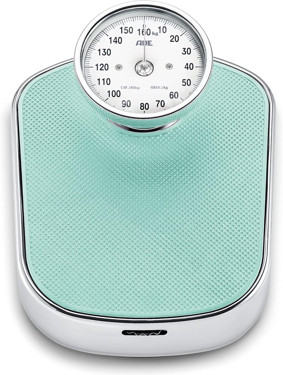 Mechanische personenweegschaal analoog met antislip oppervlak en groot display - Classic design