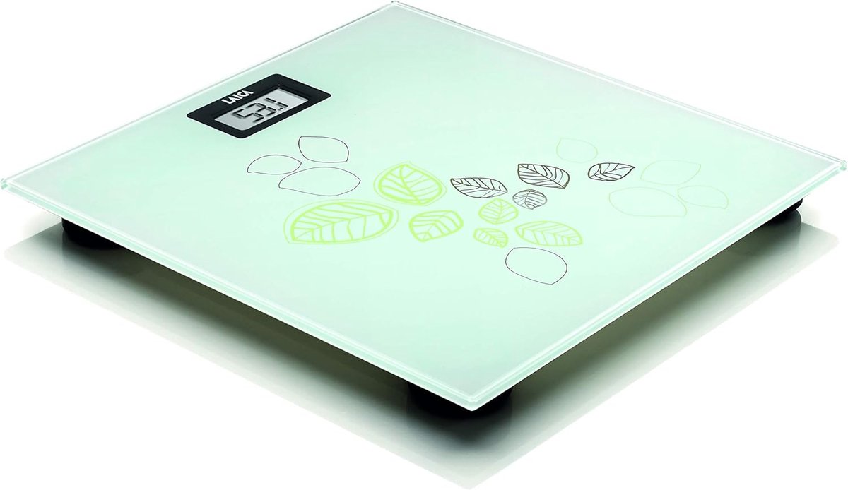 Elektronische Personenweegschaal - Draagvermogen 150 kg, Gehard Glas, Elegant Design