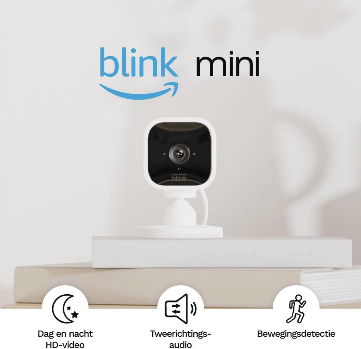 Slimme Beveiligingscamera voor Binnen - 1080p HD, Nachtzicht, Bewegingsdetectie & Tweerichtingsaudio