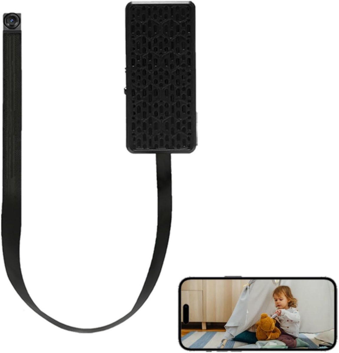 Mini-camera 1080p HD met Bewegingsdetectie voor Veiligheid Thuis en Kantoor