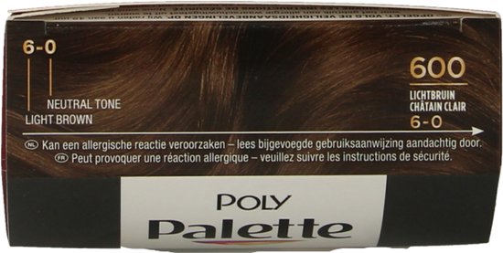 Schwarzkopf Poly Palette - Haarverf - 600 - Lichtbruin - 115ml