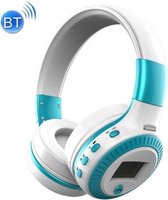 Zealot - Draadloze koptelefoon met microfoon blauw\wit B19