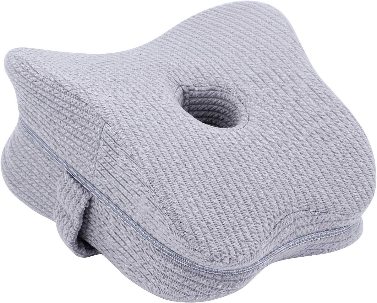 Kniekussen voor in Bed - Beenkussen Zijslaper - Verhoging Rugslaper - Orthopedisch