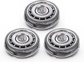 3 vervangende scheermesjes - geschikt voor Philips scheerapparaten - S9000 serie universeel aanpasbaar aan S8860 en S9911, S9731, S9711, S9511, enz. - Eén mesje, één mesh