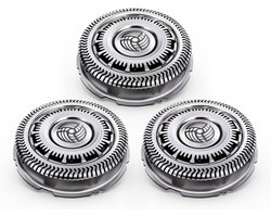 3 vervangende scheermesjes - geschikt voor Philips scheerapparaten - S9000 serie universeel aanpasbaar aan S8860 en S9911, S9731, S9711, S9511, enz. - Eén mesje, één mesh