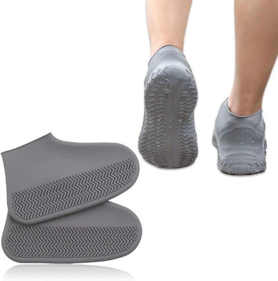 2 Paires De Surchaussures Lavables Antidérapantes - Imperméables, Réutilisables, Tailles 34-40