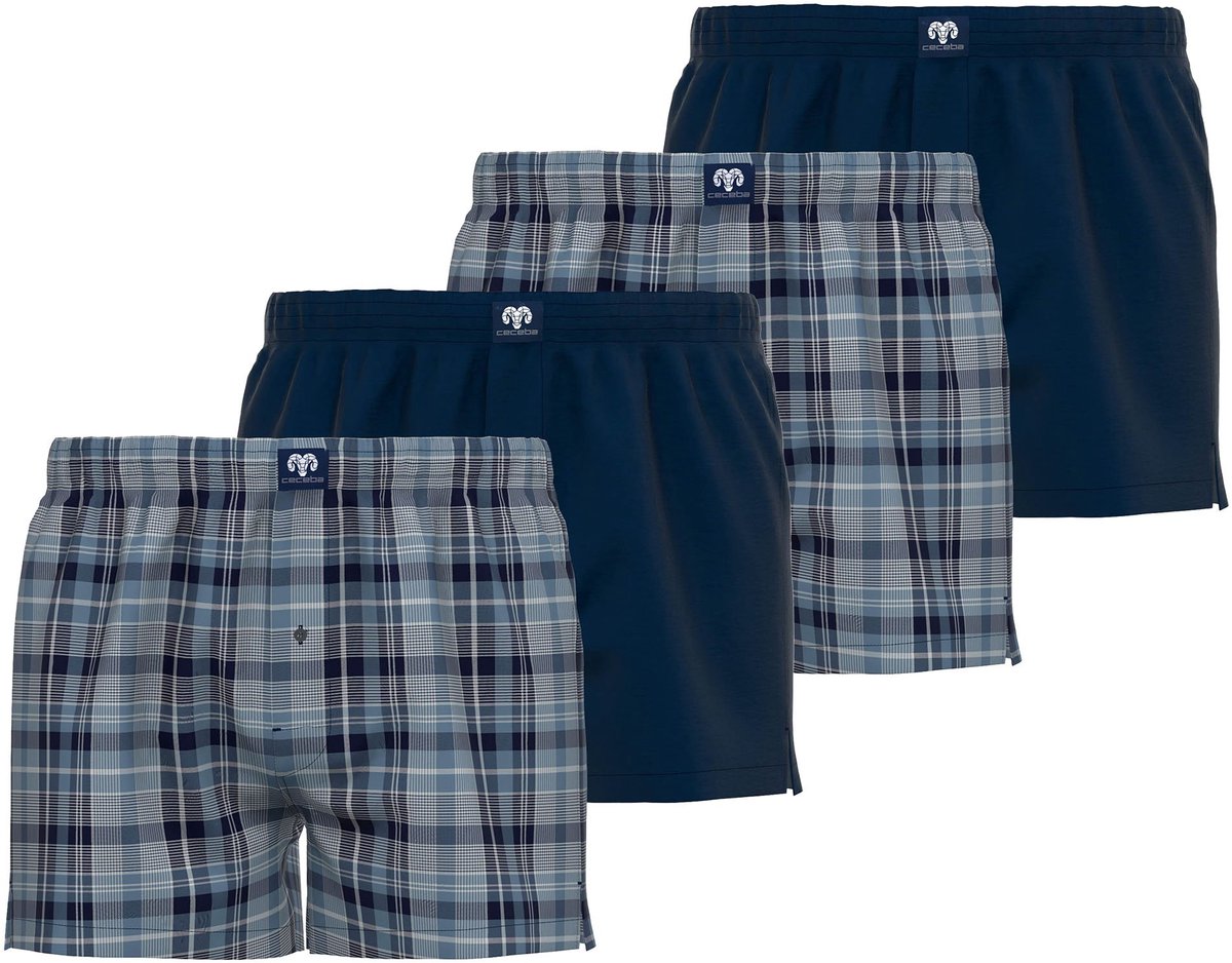 Ceceba Geweven boxershorts Verpakking van 4