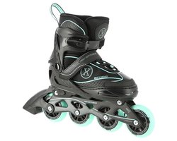 Nils Extreme NA11008 - Skates - Zwart-Mint - Verstelbaar - Comfortabel