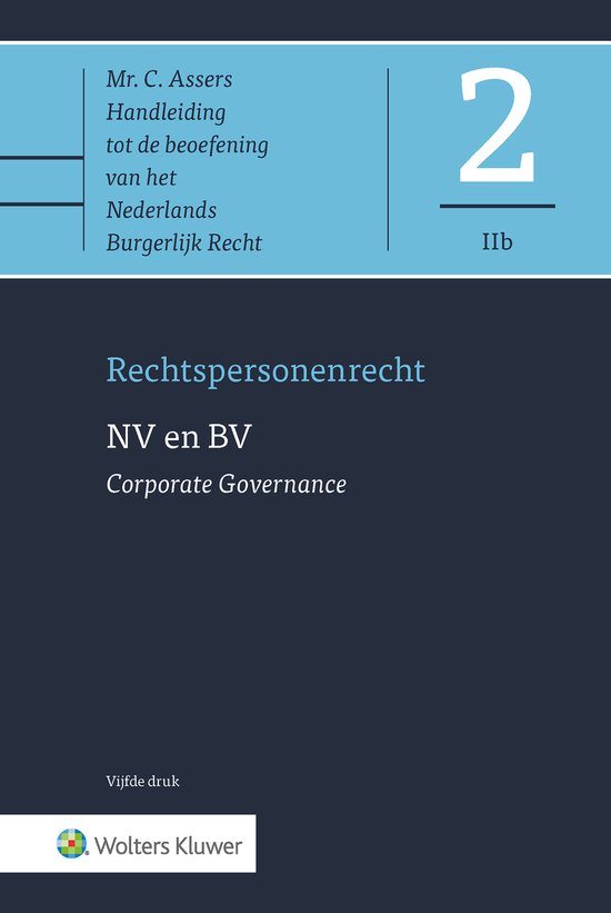 Asser-serie 2-IIb - NV en BV - Corporate Governance - cover