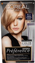 Bol.com L'Oréal Paris Préférence Zeer Licht Asblond 9 - Permanente Haarkleuring aanbieding