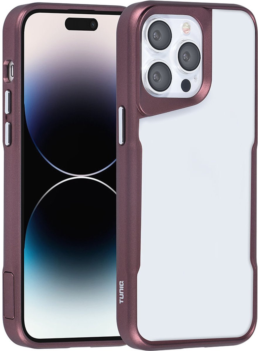 TUNIQ Back cover - iPhone 14 Pro Max - Rood - Stijlvol design met bescherming