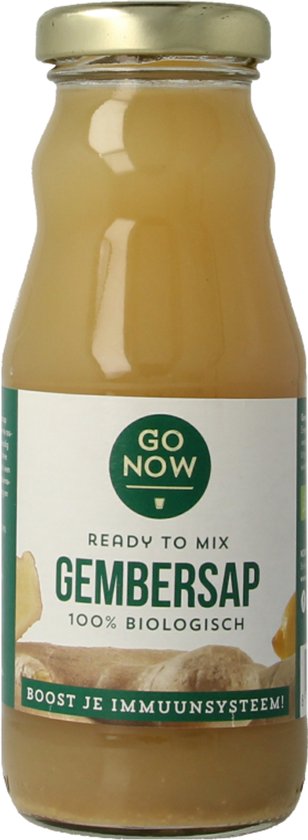 Go Now Pure Gembersap 200ml - Gemberthee - Gembershot - Gember Thee - Gember