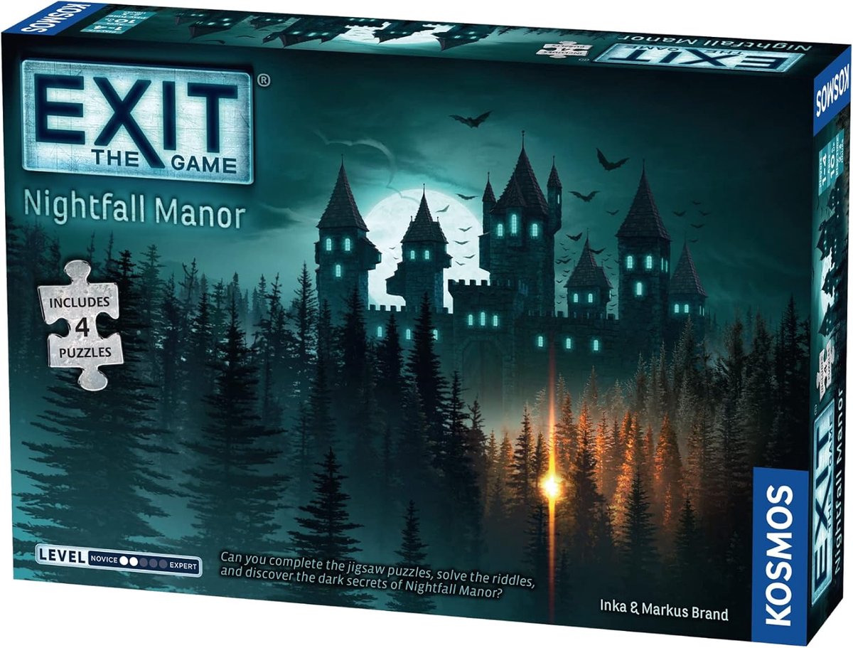 Griezelig Kasteel Escape Room Spel met Puzzels voor 1-4 Spelers | Avontuurlijke Samenwerking voor 10+