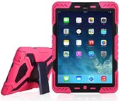 Pepkoo Apple iPad (2017); Apple iPad (2018) hoes Spider Case roze zwart