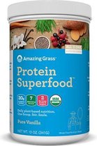 Amazing Grass - Protein Superfoods - Eiwitpoeder / Proteine Shake - Pure Vanille - 341 gram