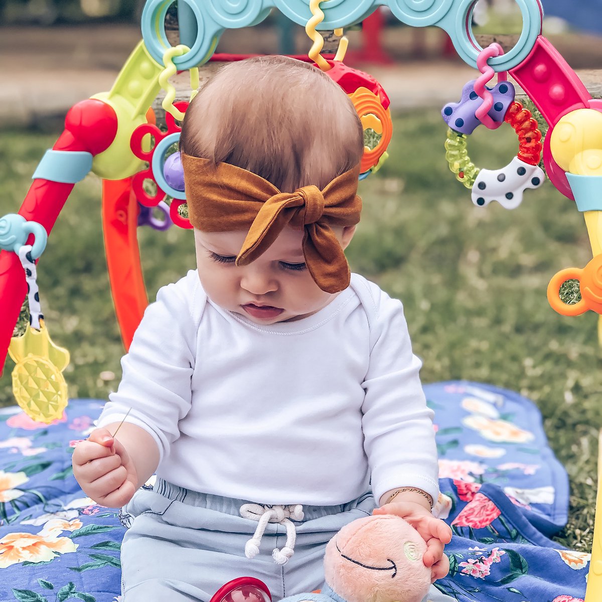 Playgro Fold and Go Playgym - Babygym - acitiviteitengym - Speelgoed Baby - Babyspeelgoed - Pasgeboren baby speelgoed - Ontwikkeling Baby - Kraamcadeau - 5 afneembare hangspeeltjes — afbeelding 15