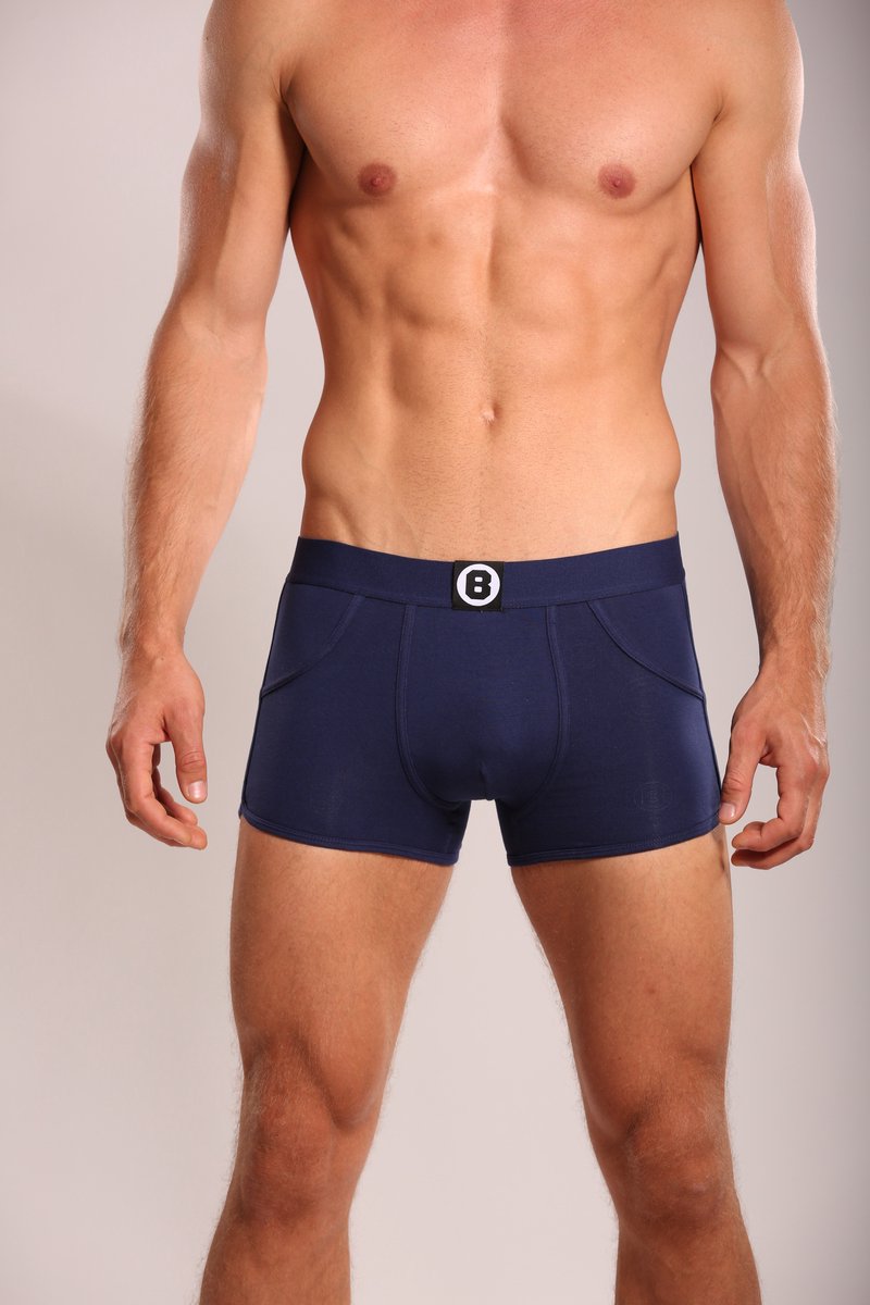 Bolas Underwear | Heren Boxershort | Katoen | 4 Pack | Effen | Zwart | Blauw | Grijs | Rood | Maat XXL