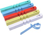 Mactoou 30 stuks plantenpotten met verpotmat, 8,9cm 10,2cm 12,7cm