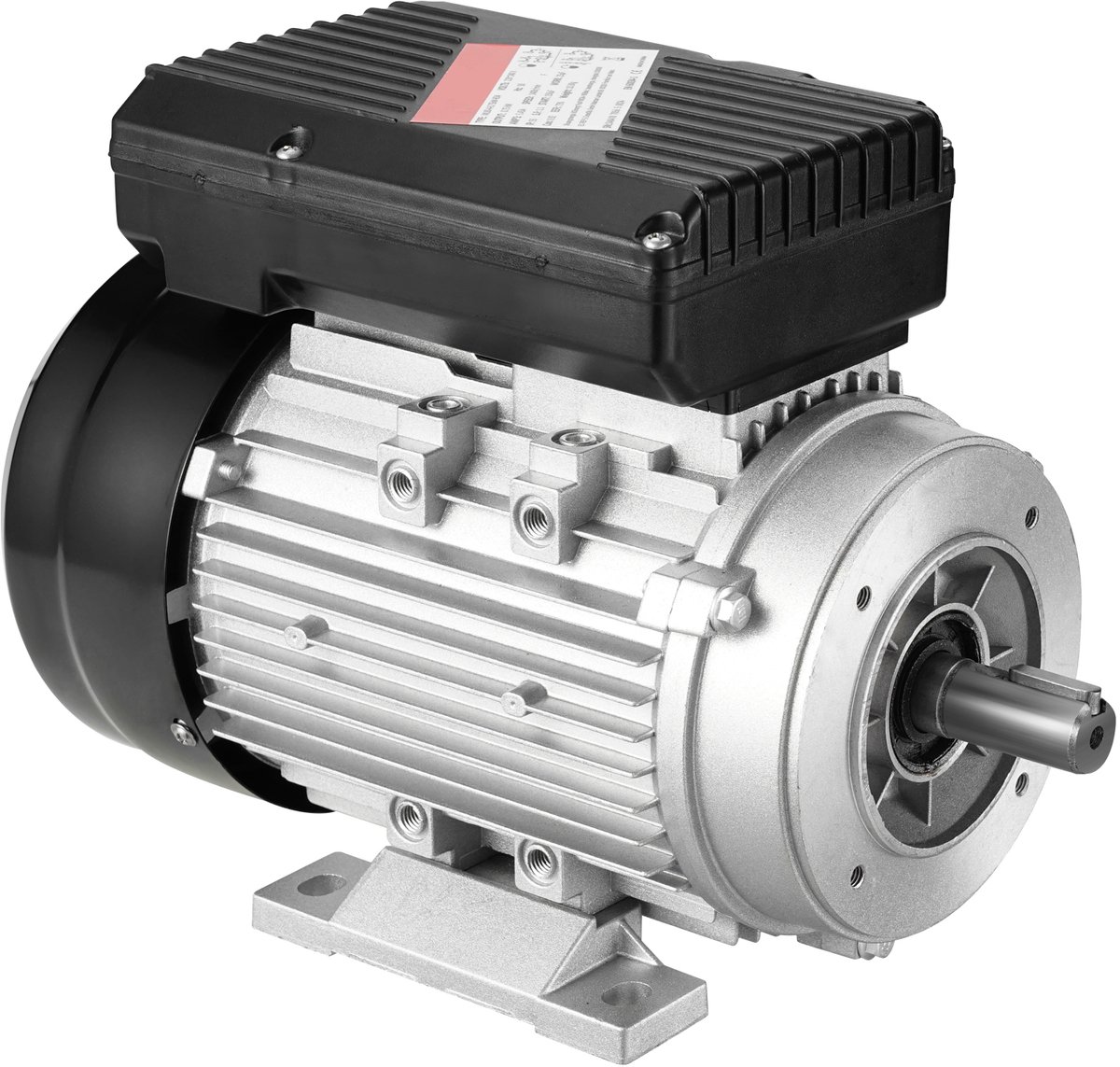 0.75 kW Elektromotor, 29 x 16 x 21.5 cm, 1400 rpm, 80 B34 Frame, AC 220-240V, CW/CCW Rotatie, Voor Landbouwmachines En Algemene Uitrusting