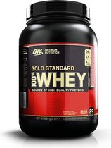 Optimum Nutrition Gold Standard 100% Whey Protein - Eiwitpoeder  - Eiwitshake / Proteine Shake - White Choco Framboos Smaak - 908 gram (30 shakes) - 1 Pot