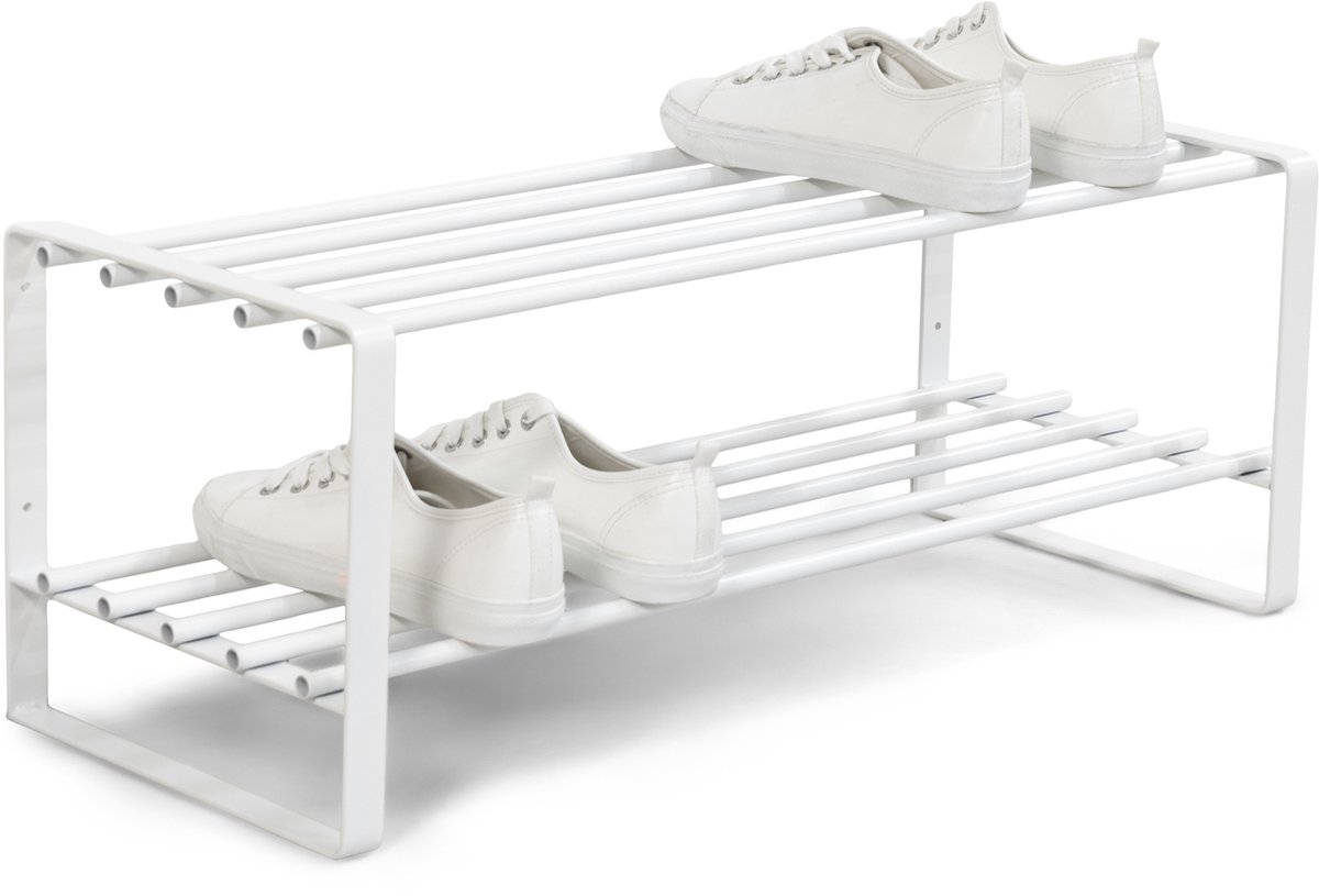 Spinder Design schoenenrek Rex SR - Wit - 6 paar schoenen - Staal
