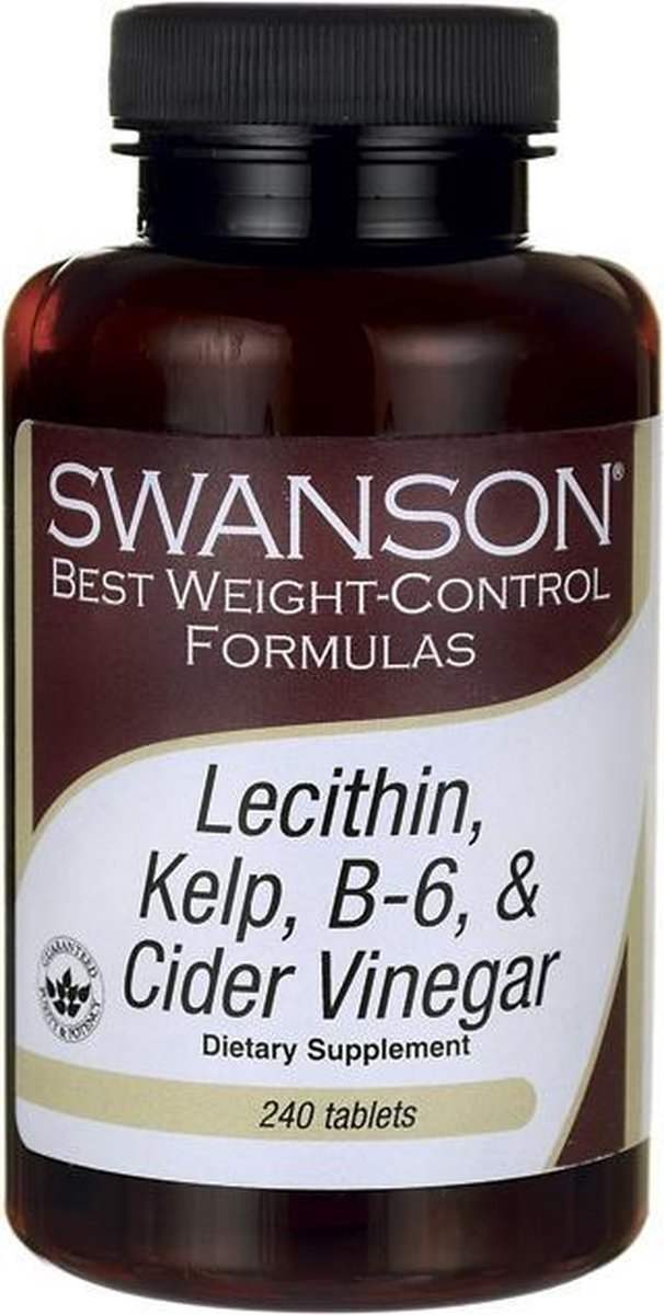 Swanson Health Diet Lecithin, Kelp, B-6 & Vinegar