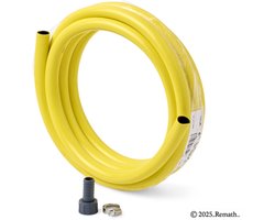 Waterslang SET - 3/4" (=19mm) Trico Waterslang rol 5 meter - incl. 2 delige 3/4" binnendraad slangtule en slangklem - pompslang
