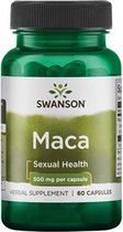 Supplementen - Maca 500mg - Vegan - 100 Capsules - Swanson