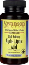 Swanson Health Ultra Alpha Lipoic Acid 600mg - ALA- 60 Capsules