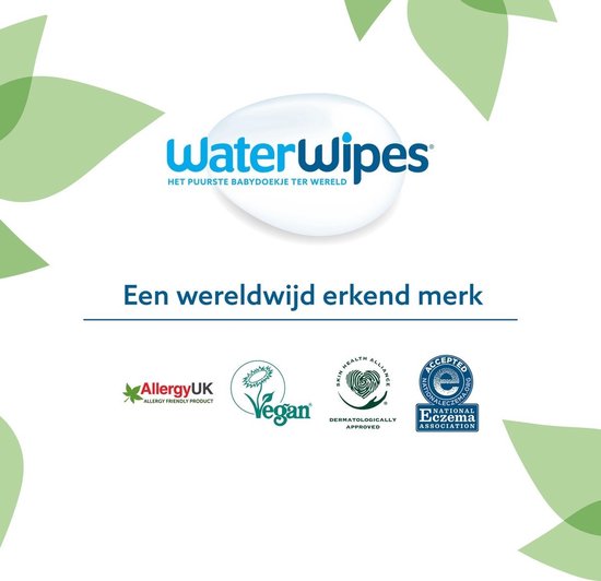 WaterWipes Billendoekjes Bio - 12 x 60 stuks - 720 doekjes
