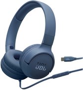 Bol.com JBL Tune 520C USB-C - Bedrade koptelefoon - Blauw aanbieding