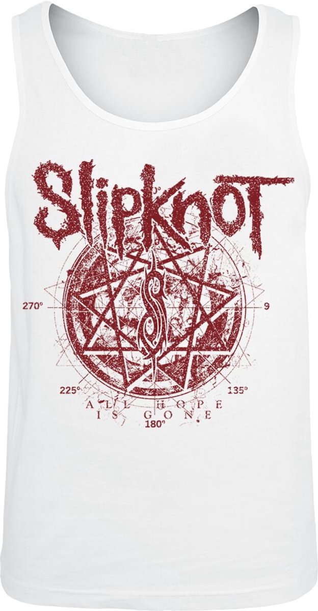Slipknot Star Symbol Heren Tanktop - wit - S