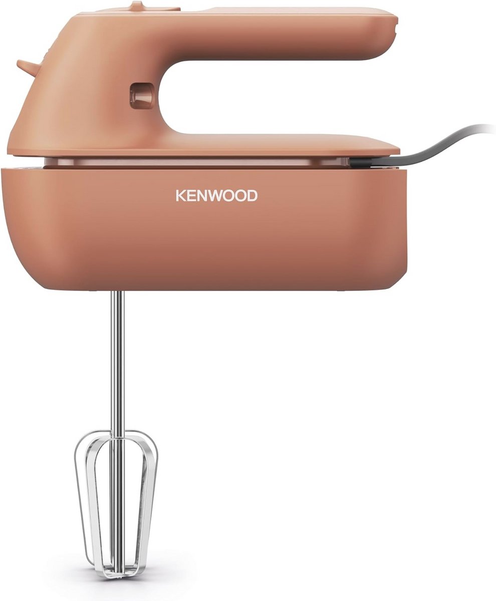 Draagbare Handmixer met Rood Design, Geïntegreerde Koffer, Roestvrijstalen Garde en Kneedhaak, 350 W