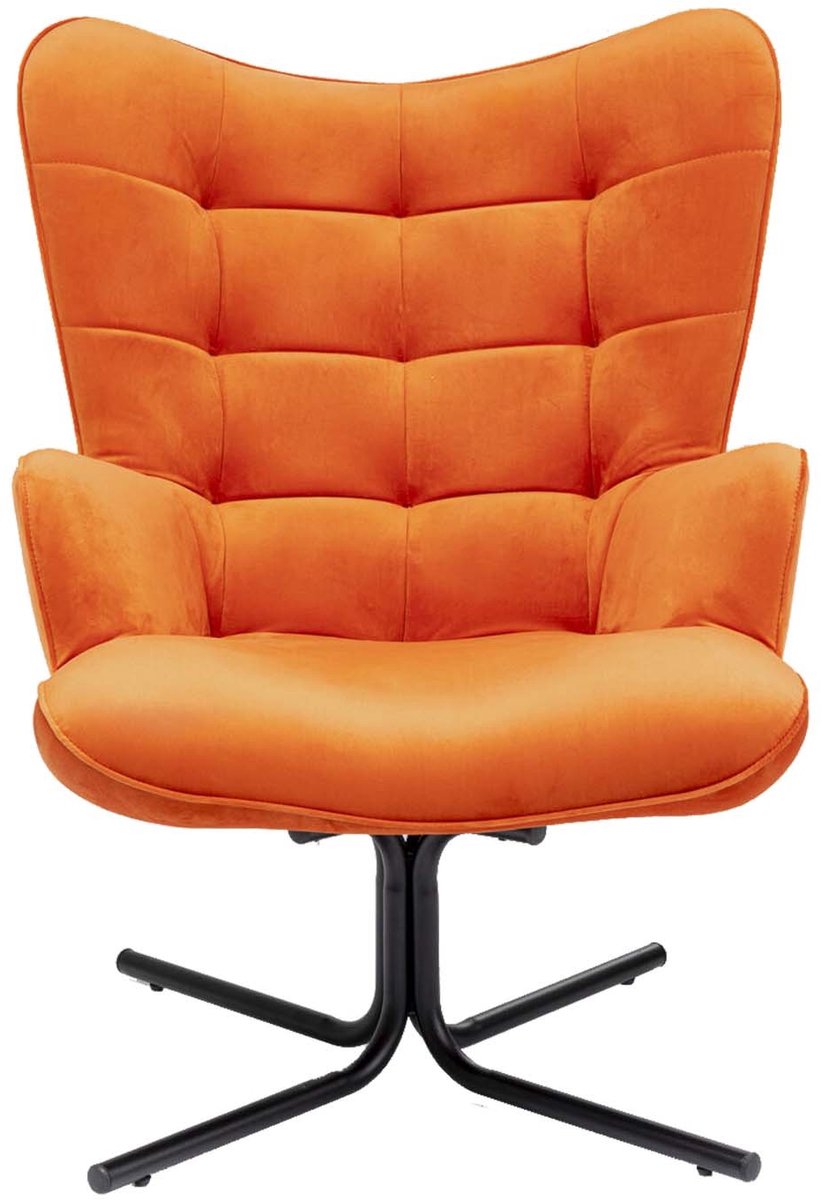 Kare Design Oscar Velvet Fauteuil - Fluweel Oranje