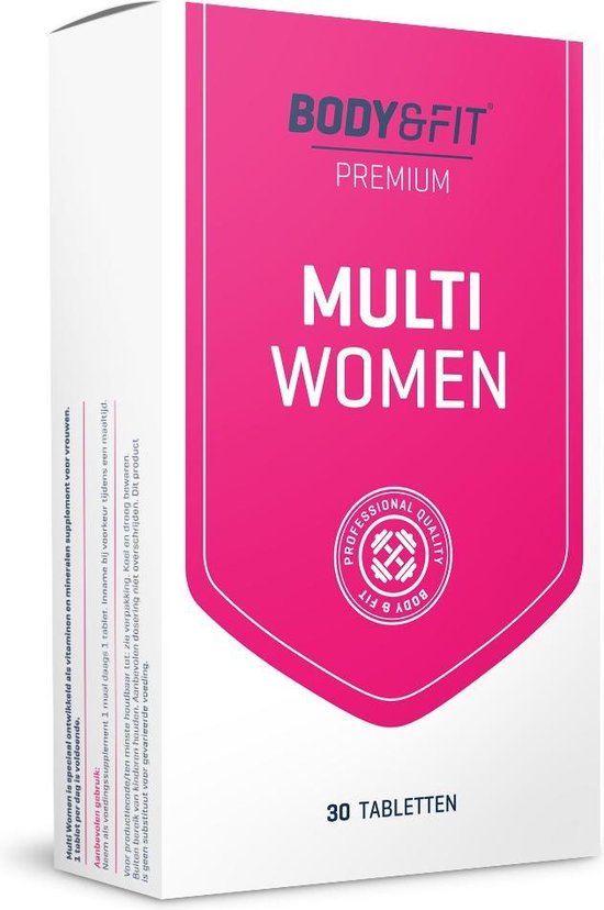 streng Goodwill Welvarend Body & Fit Multi Women - Multivitamine Vrouw - Voedingssupplement voor  Vrouwen - 30... | bol.com