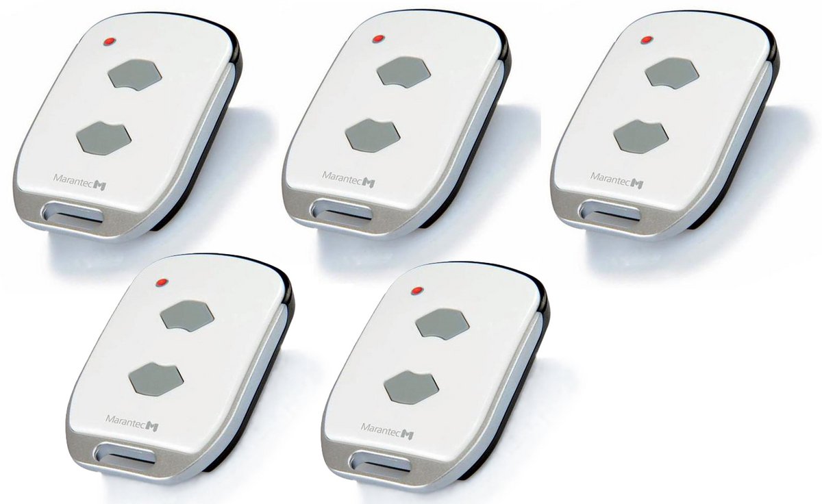 4 + 1 GRATIS Marantec Digital 572 - 2-Kanaals 868 MHz - Afstandsbediening voor Garagepoorten
