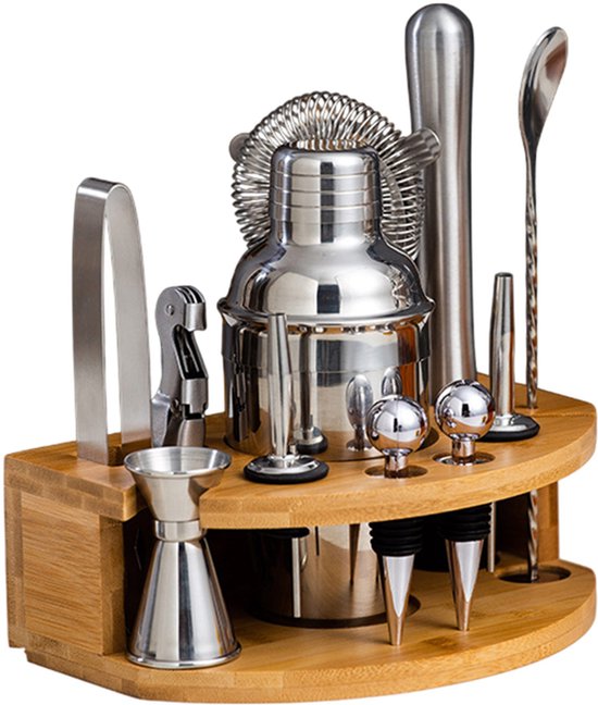 1-22Pcs Boston Cocktail Shaker Bar Gereedschap Wij... – Vicedeal