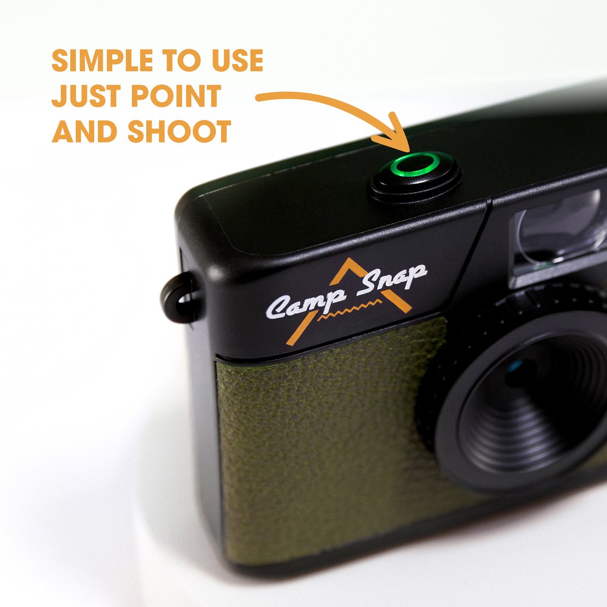 Campsnap Digitale Camera - Schermvrije Retro Fotocamera - 8 Megapixel - 2000 foto's - Minimalistisch Vintage Design - Met Flits - Oplaadbaar - 4GB - Groen – foto 6