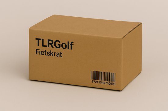 TLRGolf Stevige Fietskrat - Fietsmand 40 x 30 x 20 - Fietskrat Zwart - Stevig Kunststof - 25L van TLRGolf — afbeelding 2
