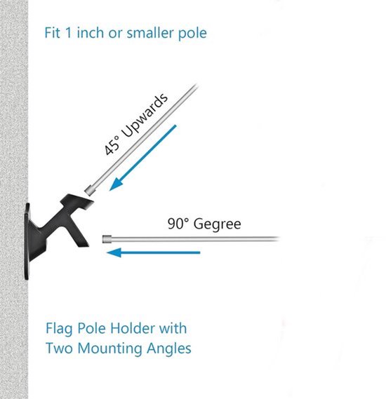 Faber Vlaggenstokhouder Aluminium - Vlaggen en Vlaggenstokken - Aluminium